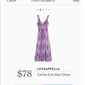 Loveappella Stitch Fix Maternity Maxi